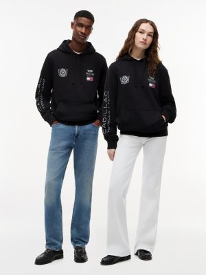 sweat à capuche th x cadillac formula 1® team noir pour adultes genre inclusif tommy hilfiger