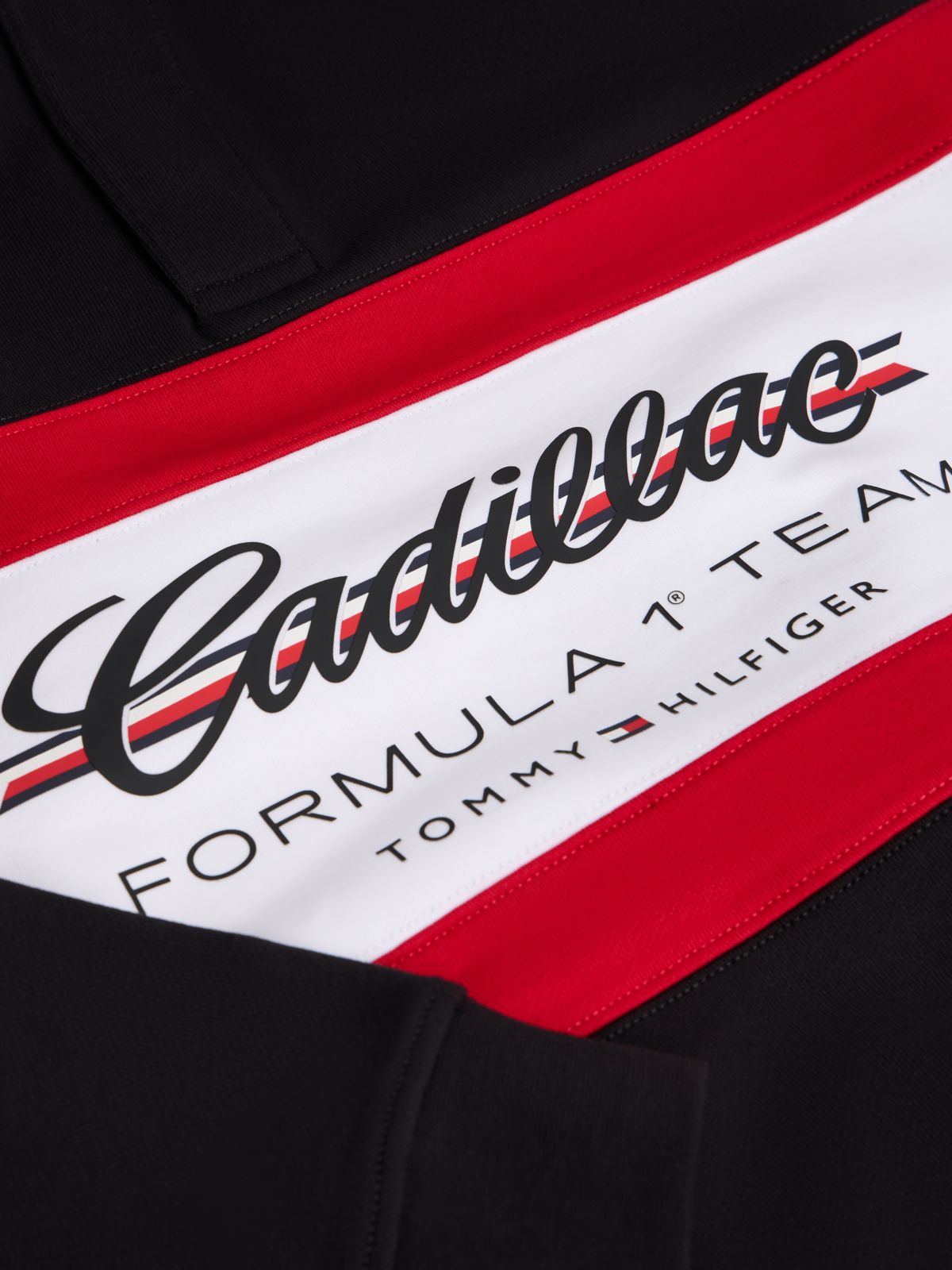 TH x Cadillac Formula 1® Team Logo Rugby Shirt — Black