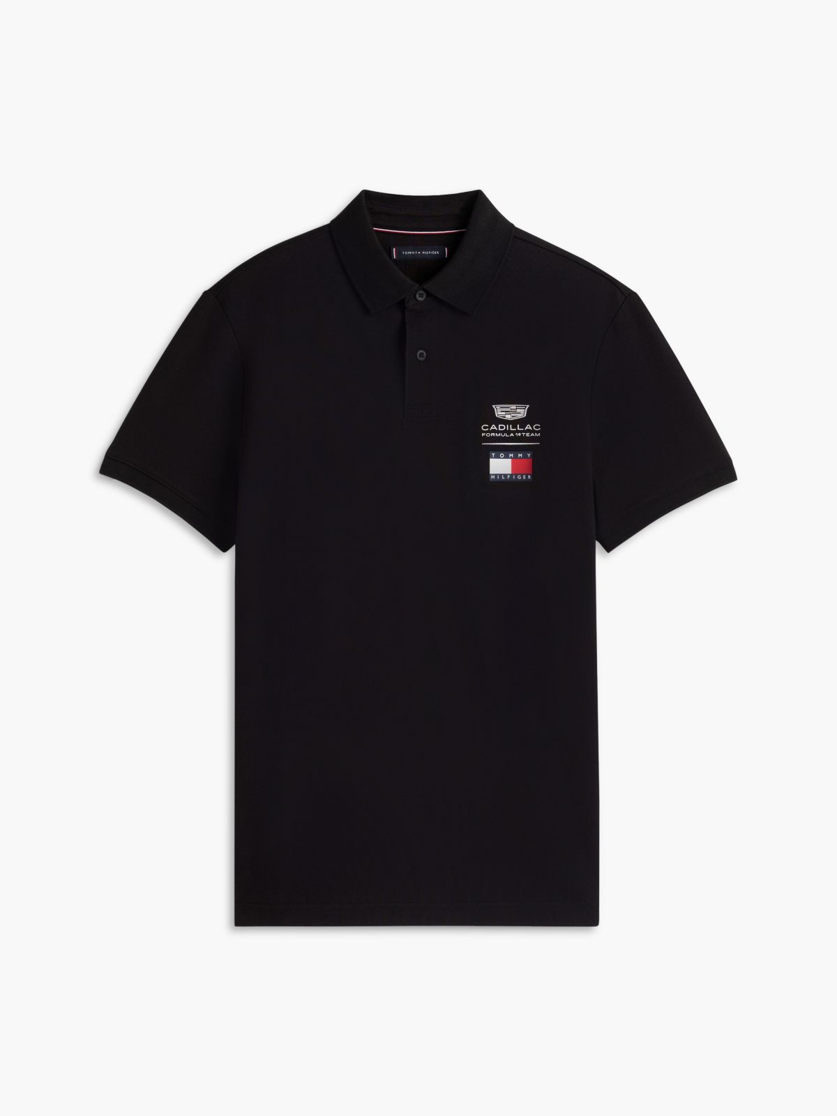 TH x Cadillac Formula 1® Team Logo Polo Shirt — Black