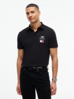 TH x Cadillac Formula 1® Team Logo Polo Shirt — Black 1