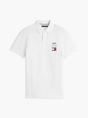 white th x cadillac formula 1® team logo polo shirt for adults gender inclusive tommy hilfiger