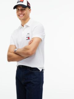 TH x Cadillac Formula 1® Team Logo Polo Shirt — White 7