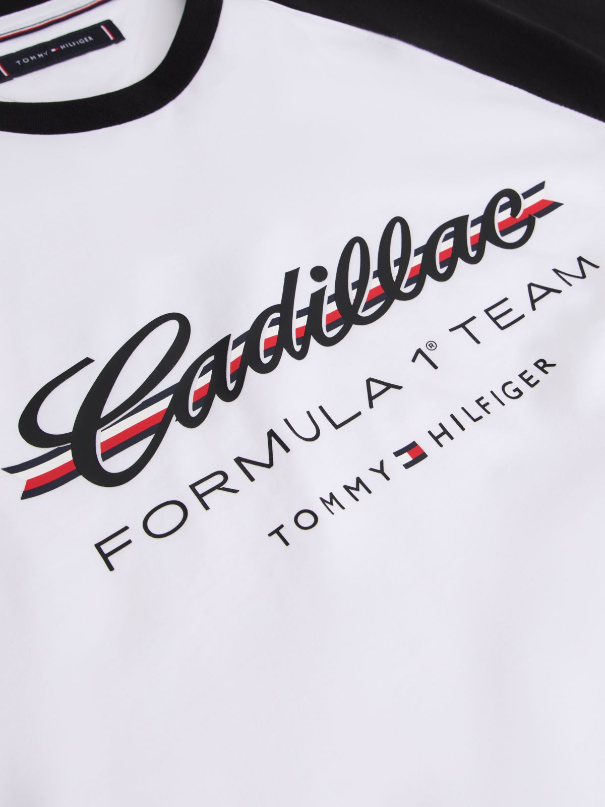 TH x Cadillac Formula 1® Team Logo Raglan T-Shirt — White