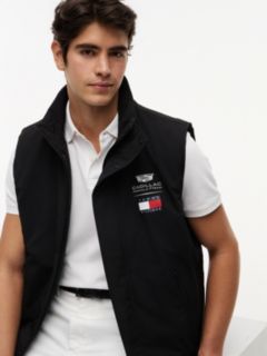 TH x Cadillac Formula 1® Team Logo Funnel Neck Gilet — Black 3