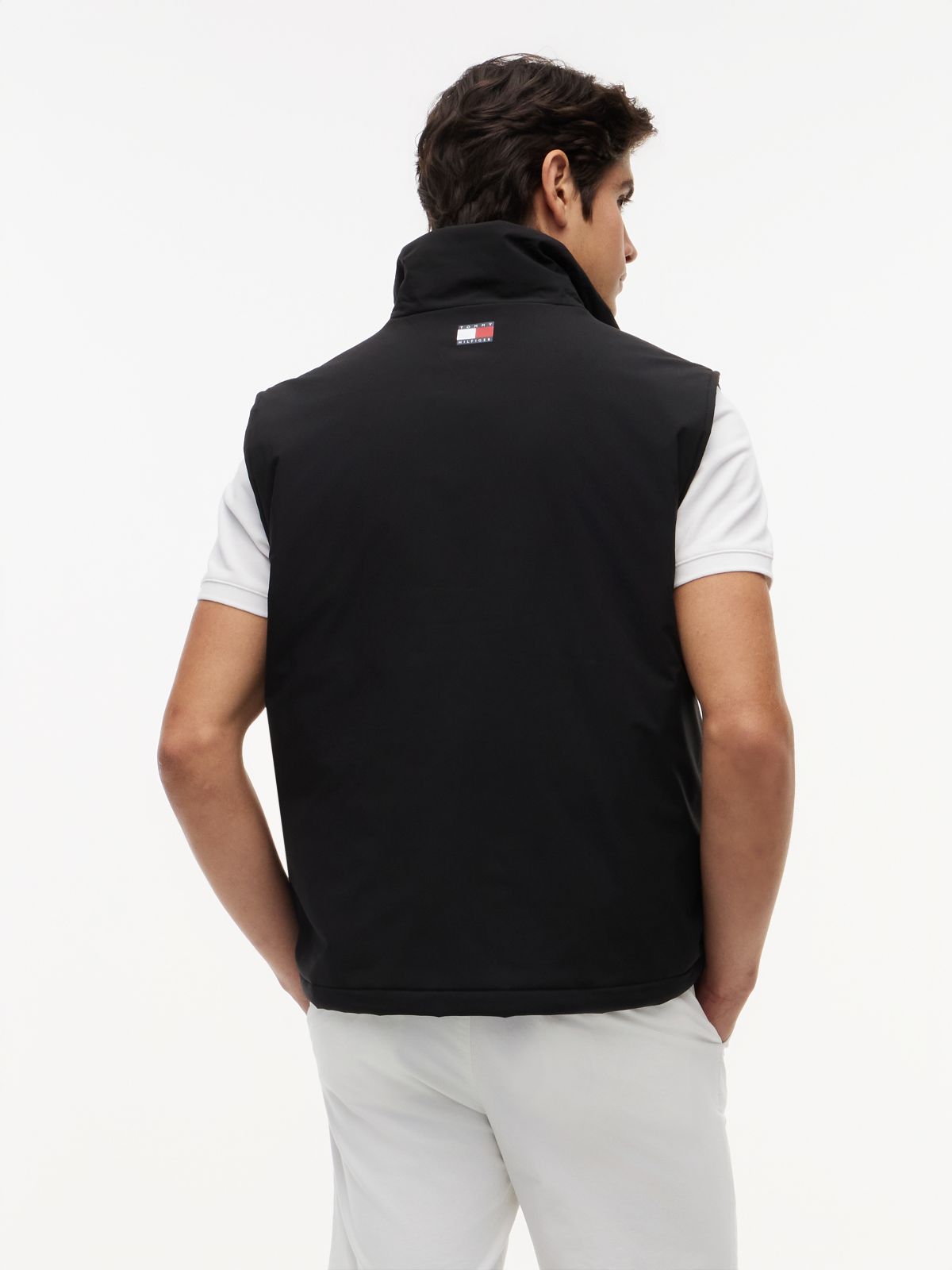 TH x Cadillac Formula 1® Team Logo Funnel Neck Gilet — Black