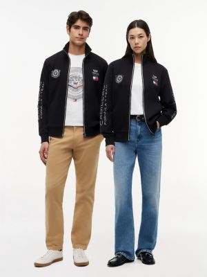black th x cadillac formula 1® team back graphic track top for adults gender inclusive tommy hilfiger