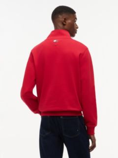 TH x Cadillac Formula 1® Team Back Graphic Half-Zip Sweatshirt — Red 4