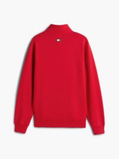 TH x Cadillac Formula 1® Team Back Graphic Half-Zip Sweatshirt — Red 6