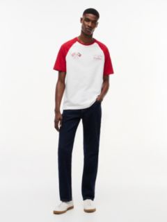 TH x Cadillac Formula 1® Team Back Graphic Raglan T-Shirt — White 2