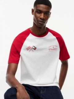 TH x Cadillac Formula 1® Team Back Graphic Raglan T-Shirt — White 3