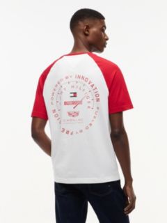 TH x Cadillac Formula 1® Team Back Graphic Raglan T-Shirt — White 5