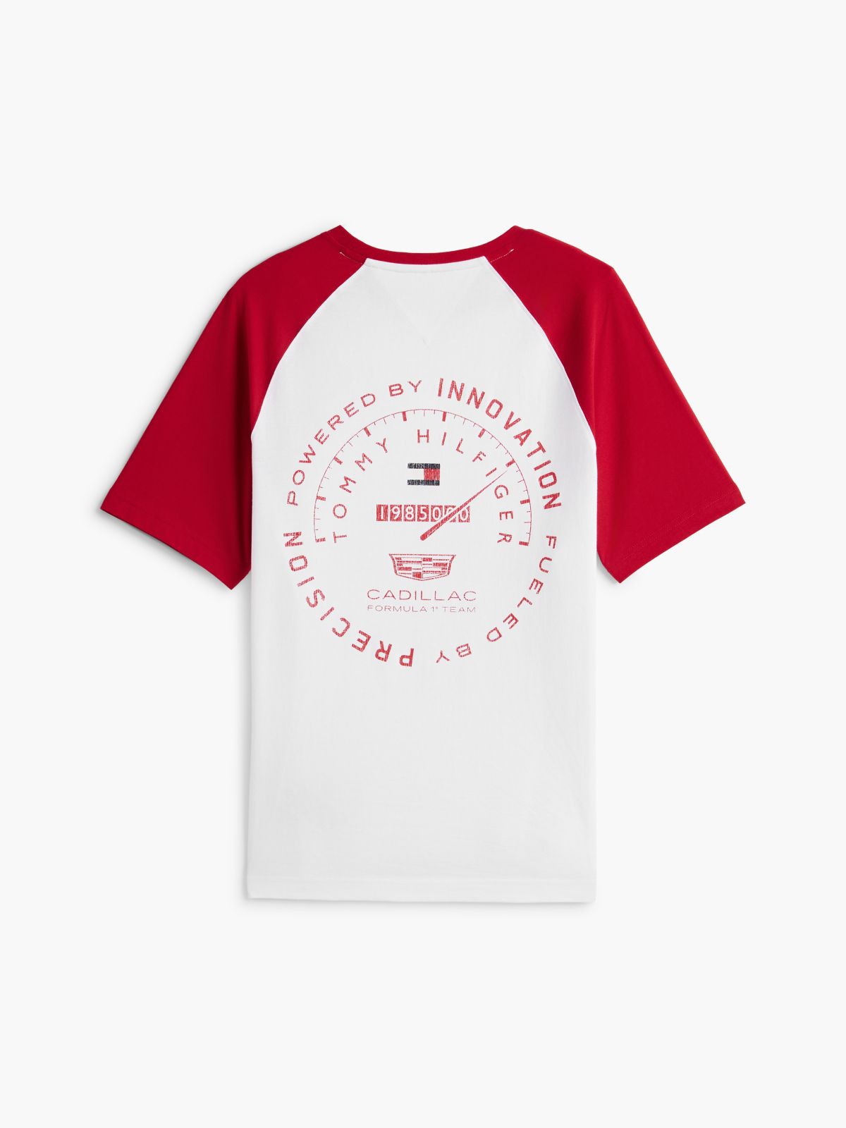 TH x Cadillac Formula 1® Team Back Graphic Raglan T-Shirt — White