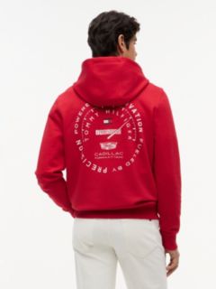 TH x Cadillac Formula 1® Team Back Graphic Hoody — Red 4