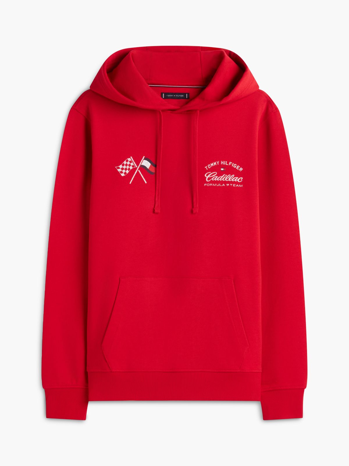 TH x Cadillac Formula 1® Team Back Graphic Hoody — Red