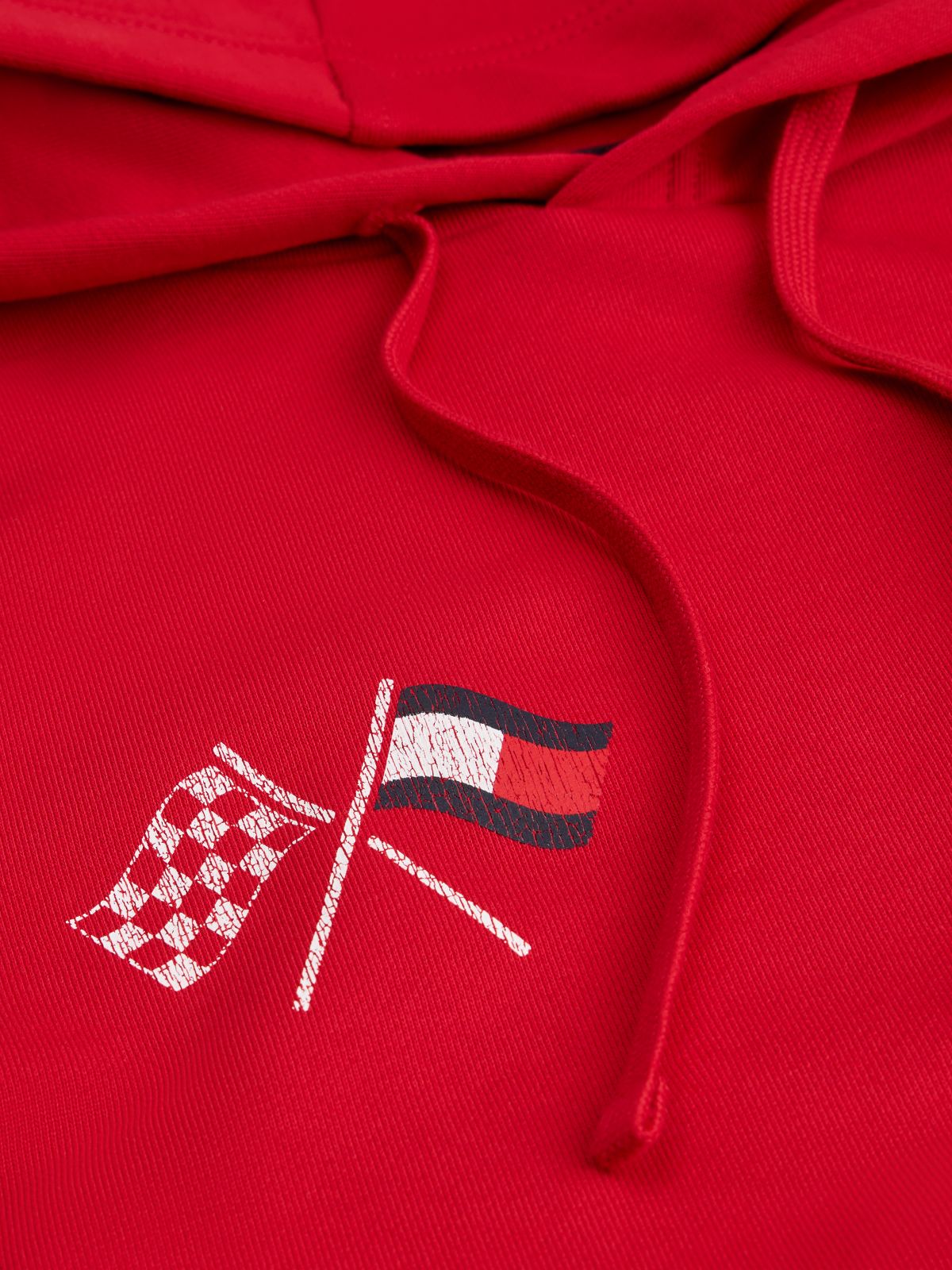 TH x Cadillac Formula 1® Team Back Graphic Hoody — Red