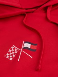 TH x Cadillac Formula 1® Team Back Graphic Hoody — Red 7