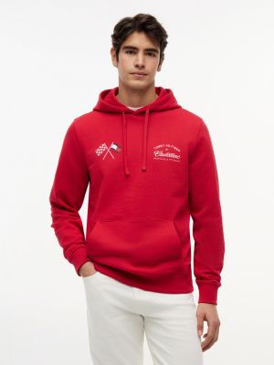 red th x cadillac formula 1® team back graphic hoody for adults gender inclusive tommy hilfiger