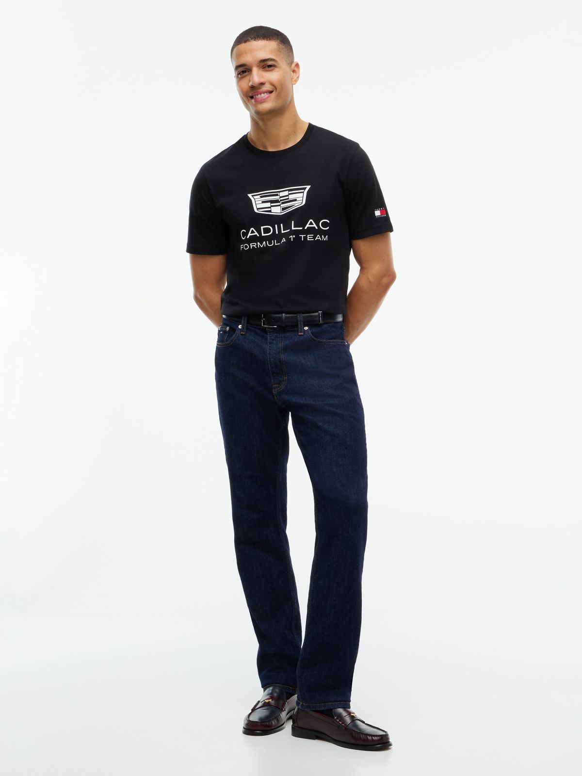 TH x Cadillac Formula 1® Team Shield Logo T-Shirt — Black