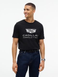 TH x Cadillac Formula 1® Team Shield Logo T-Shirt — Black 1