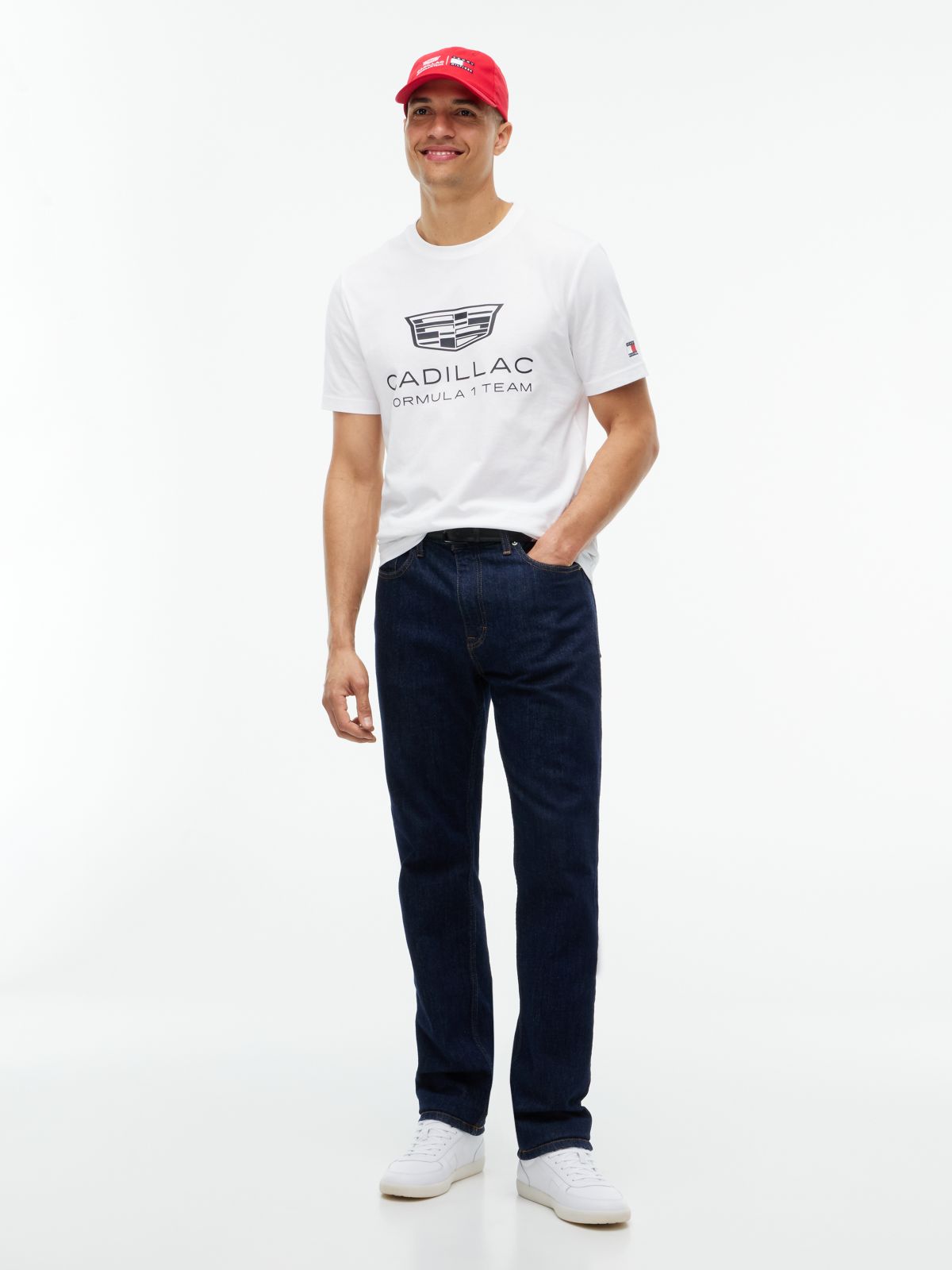 TH x Cadillac Formula 1® Team Shield Logo T-Shirt — White