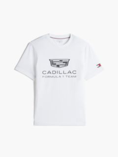 TH x Cadillac Formula 1® Team Shield Logo T-Shirt — White 5