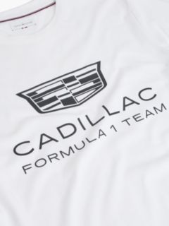 TH x Cadillac Formula 1® Team Shield Logo T-Shirt — White 7