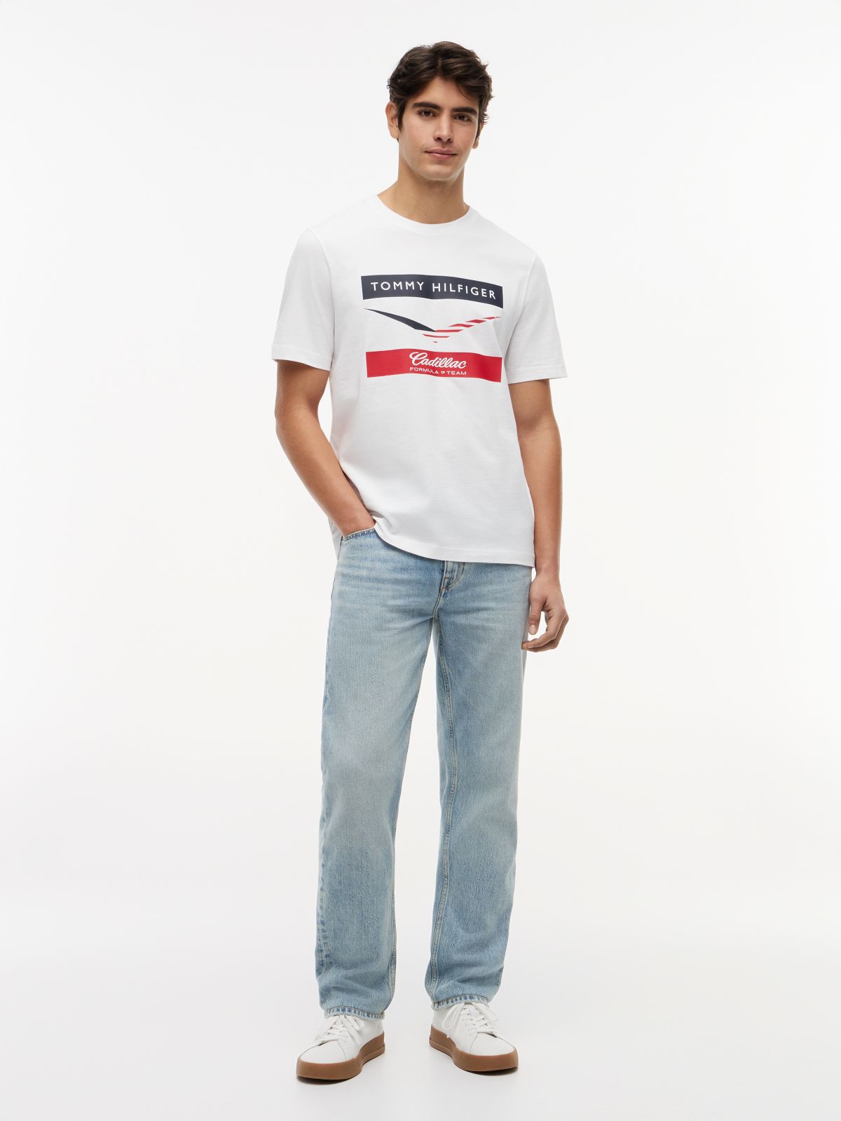 TH x Cadillac Formula 1® Team Chevron T-Shirt — White