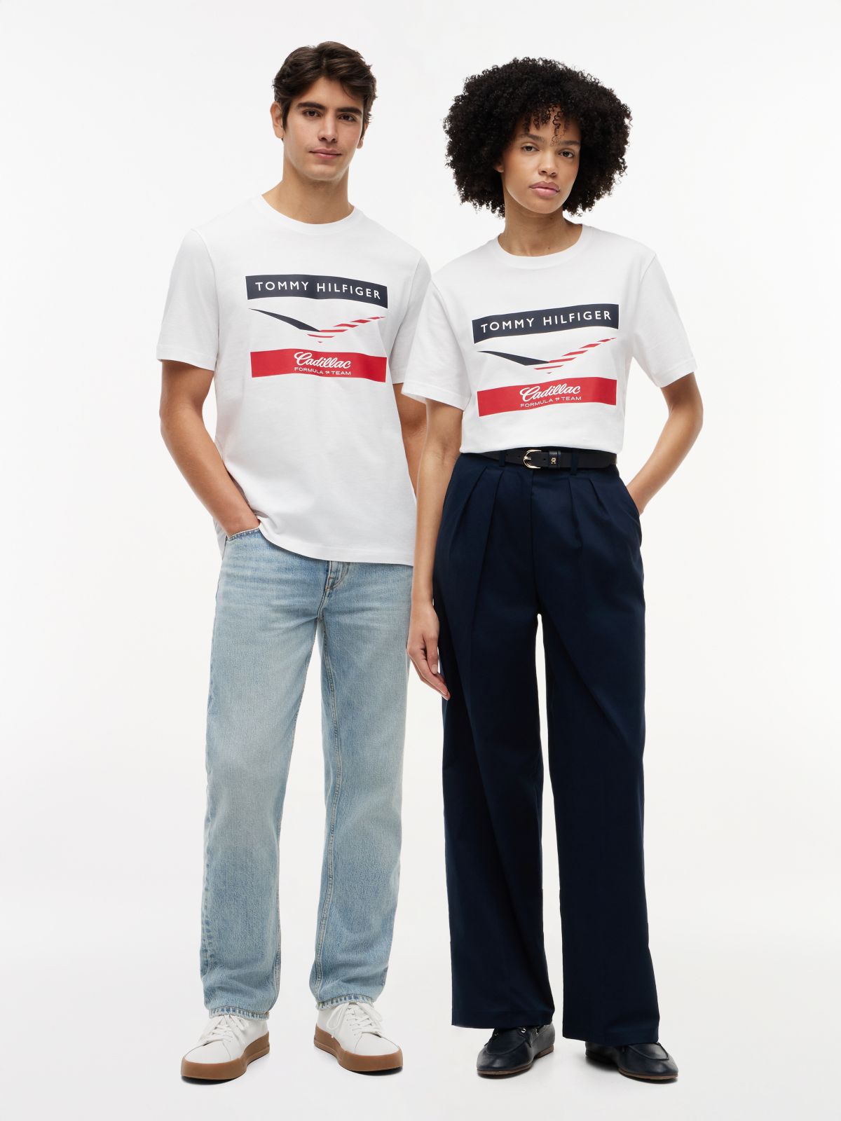 TH x Cadillac Formula 1® Team Chevron T-Shirt — White