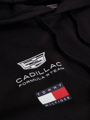 black th x cadillac formula 1® team hoody for adults gender inclusive tommy hilfiger