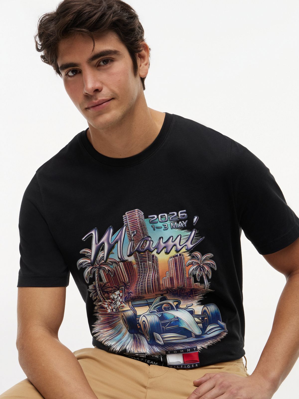 TH x Cadillac Formula 1® Team Miami T-Shirt — Black