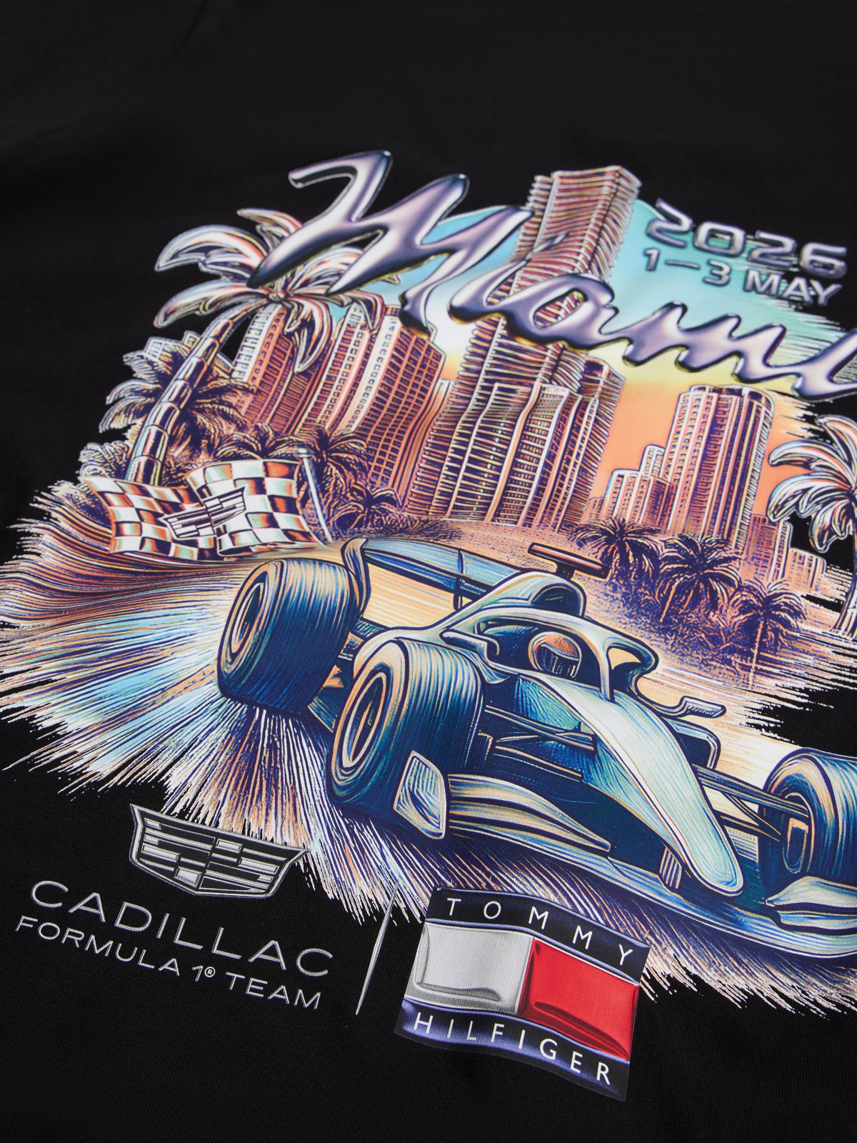 TH x Cadillac Formula 1® Team Miami T-Shirt — Black