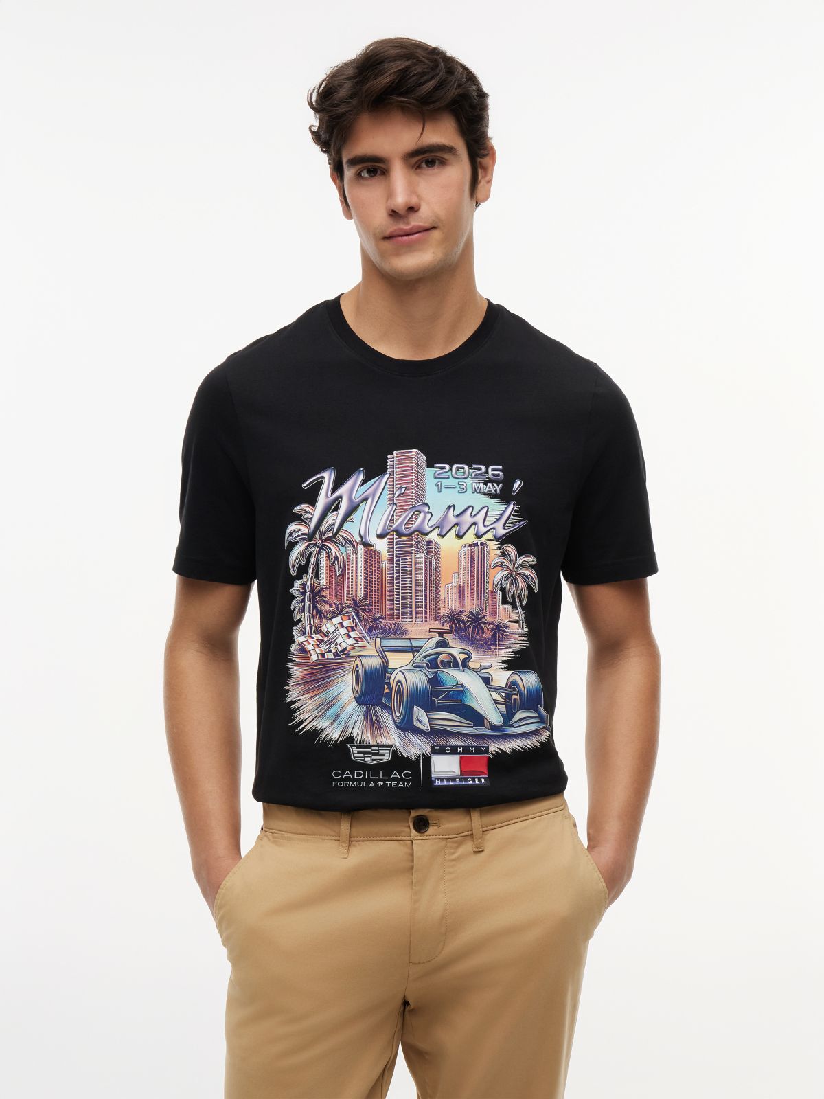TH x Cadillac Formula 1® Team Miami T-Shirt — Black