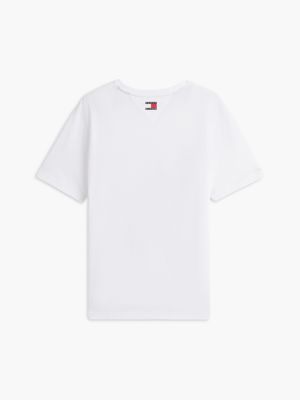 camiseta th x cadillac formula 1® team blanco de diseño inclusivo para adultos tommy hilfiger