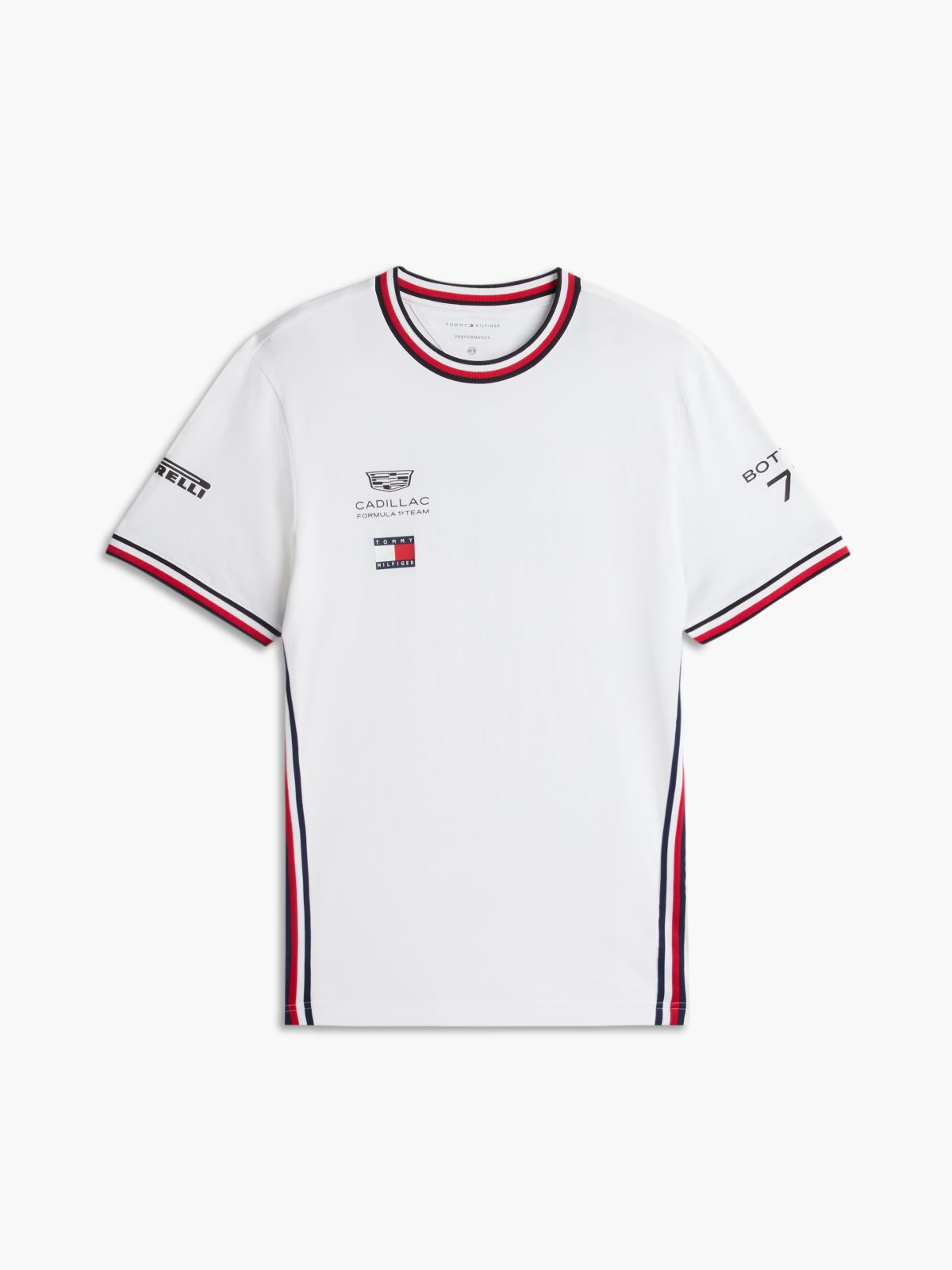 TH x Cadillac Formula 1® Team Valtteri Bottas 77 T-Shirt — White