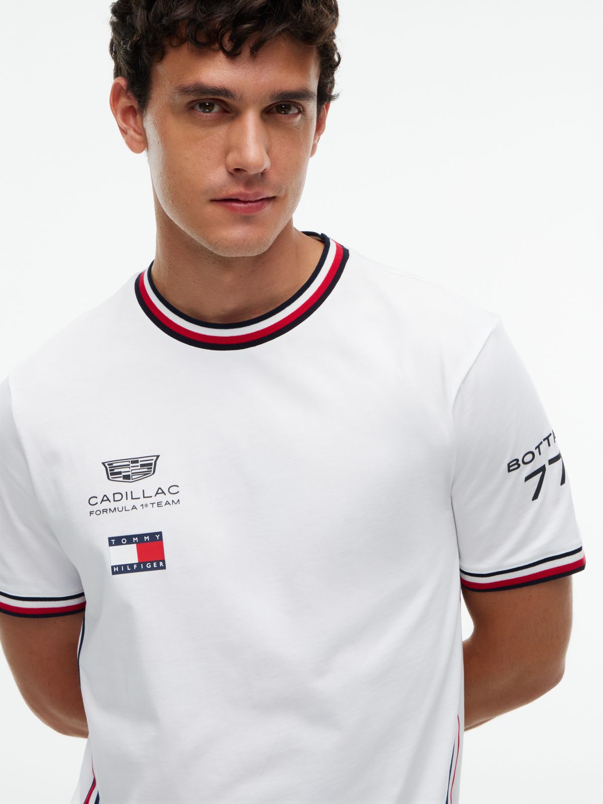 TH x Cadillac Formula 1® Team Valtteri Bottas 77 T-Shirt — White