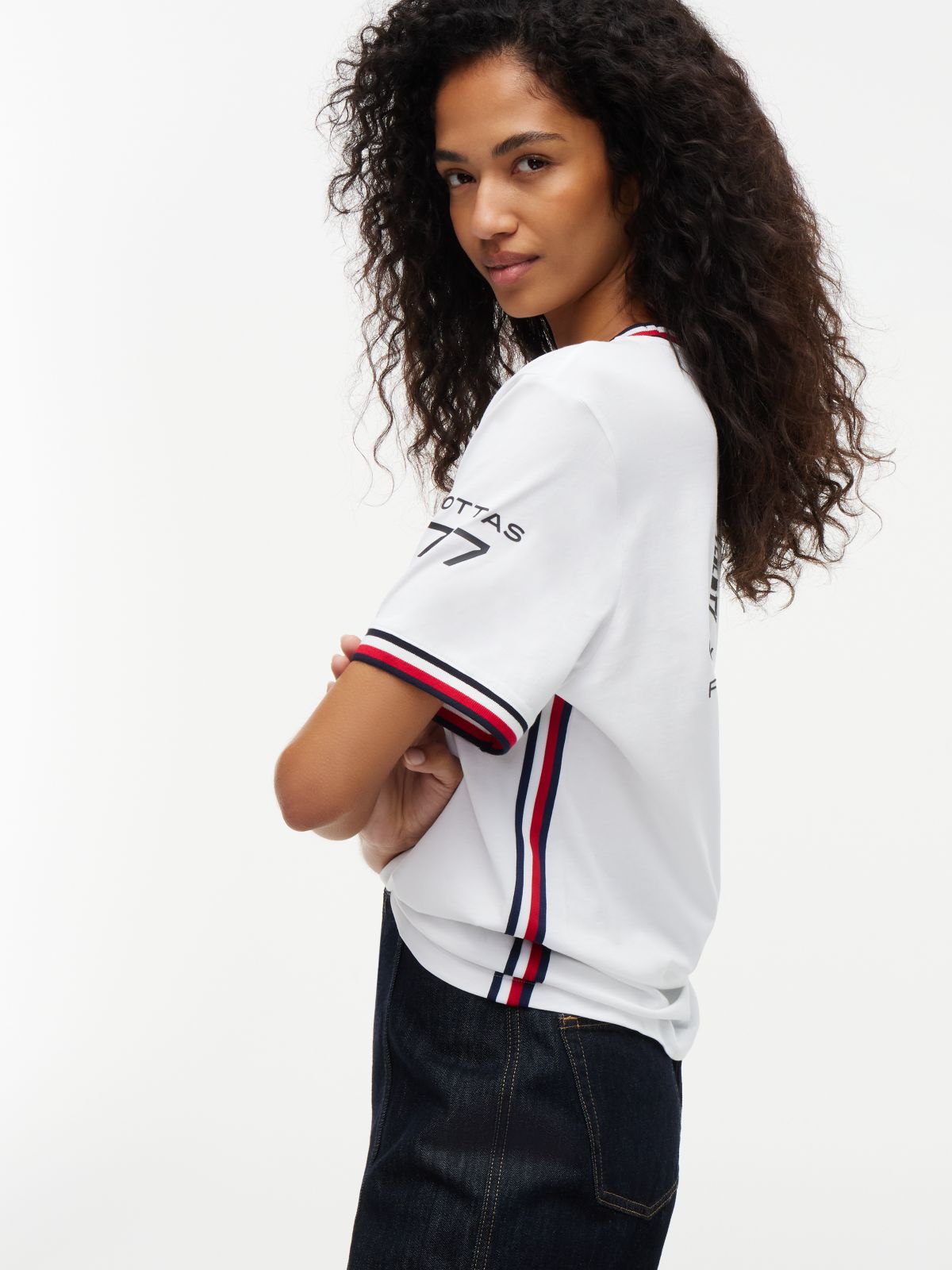 TH x Cadillac Formula 1® Team Valtteri Bottas 77 T-Shirt — White