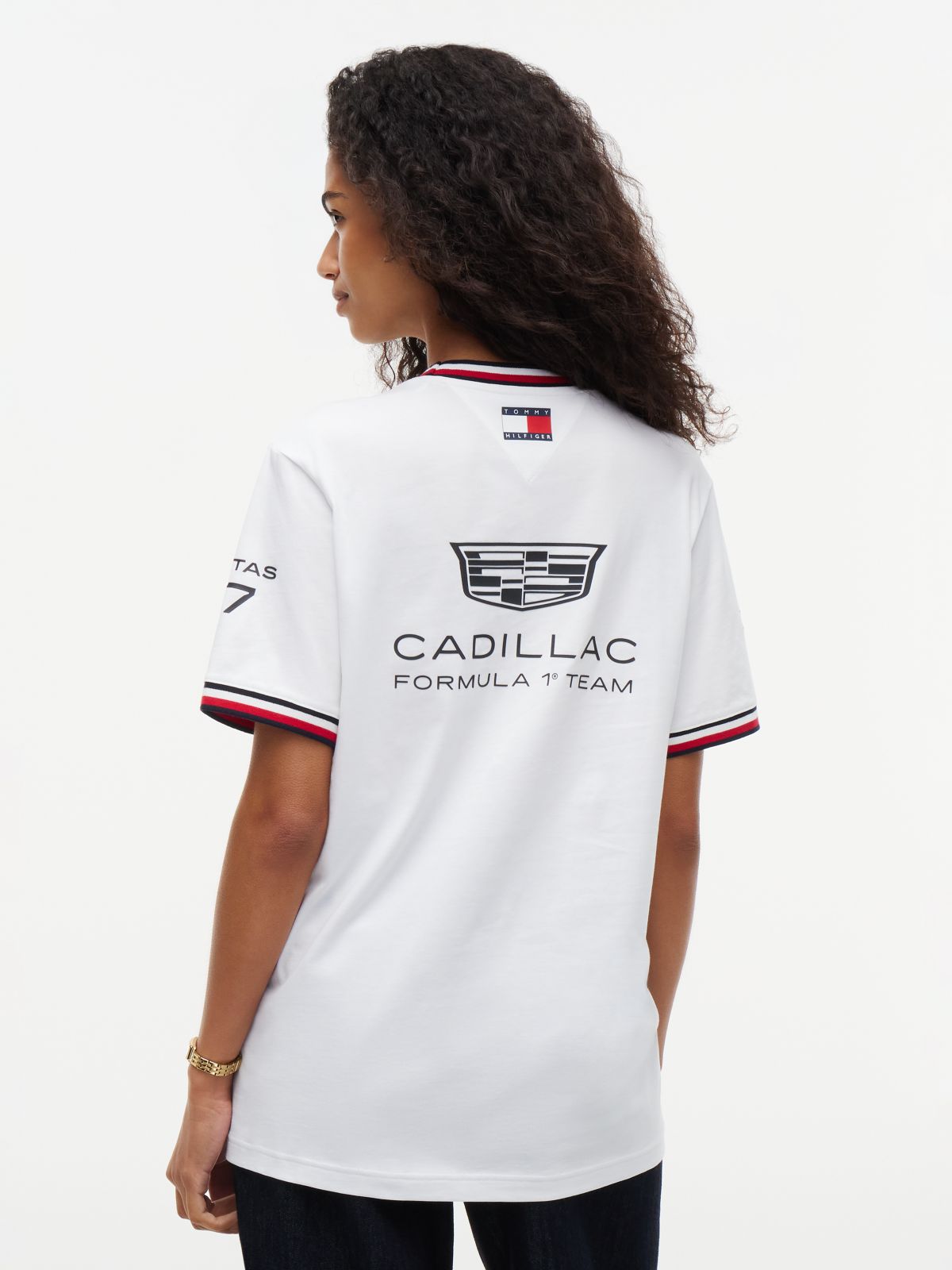 TH x Cadillac Formula 1® Team Valtteri Bottas 77 T-Shirt — White