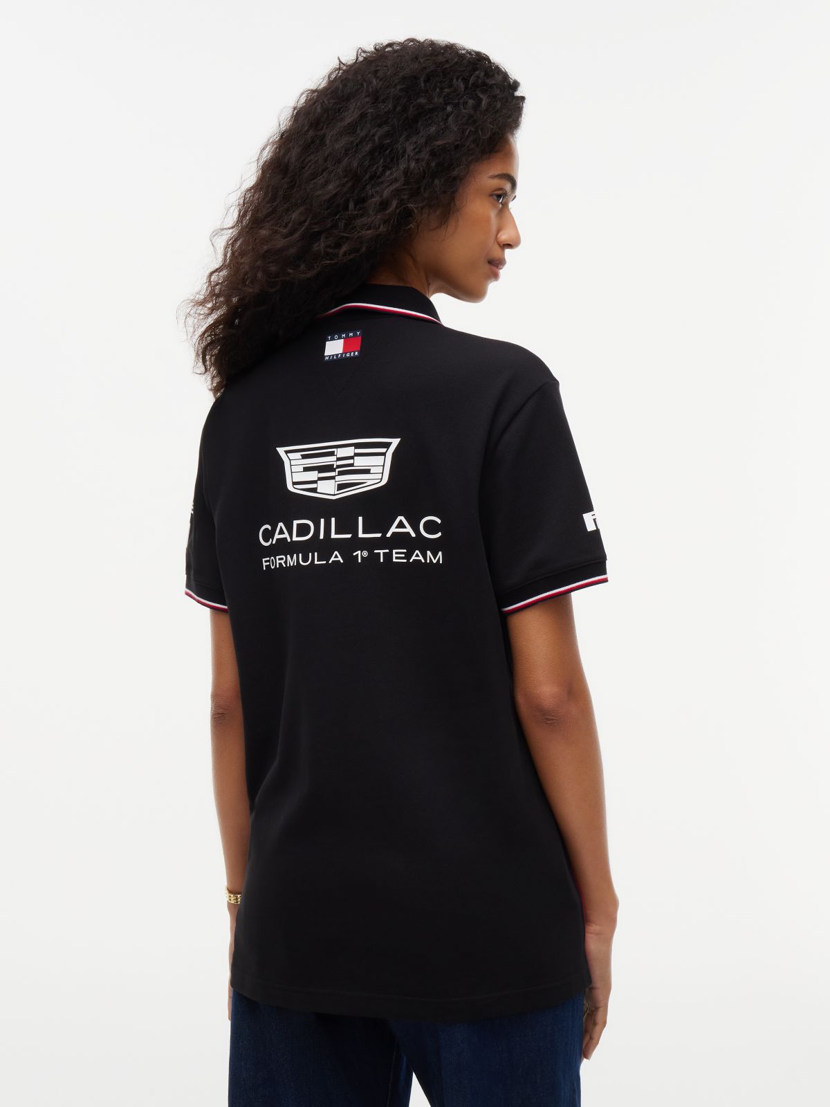 TH x Cadillac Formula 1® Team Sergio Pérez 11 Polo Shirt — Black