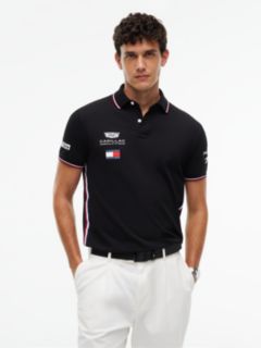 TH x Cadillac Formula 1® Team Sergio Pérez 11 Polo Shirt — Black 1