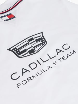 polo th x cadillac formula 1® team blanc pour adultes genre inclusif tommy hilfiger