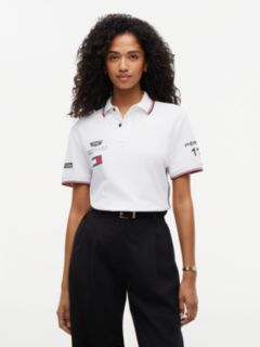 TH x Cadillac Formula 1® Team Sergio Pérez 11 Polo Shirt — White 2