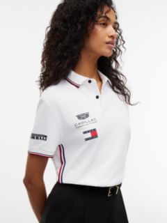 TH x Cadillac Formula 1® Team Sergio Pérez 11 Polo Shirt — White 6
