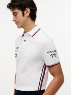 TH x Cadillac Formula 1® Team Sergio Pérez 11 Polo Shirt — White 7