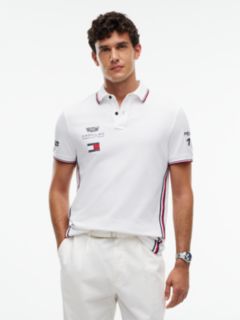 TH x Cadillac Formula 1® Team Sergio Pérez 11 Polo Shirt — White 1