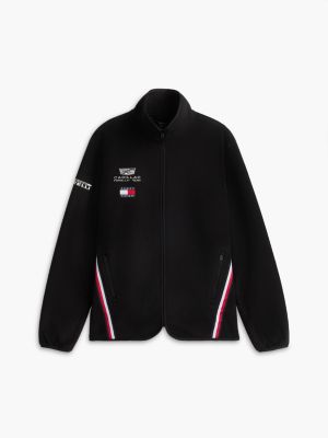 chaqueta de tejido polar th x cadillac formula 1® team negro de diseño inclusivo para adultos tommy hilfiger