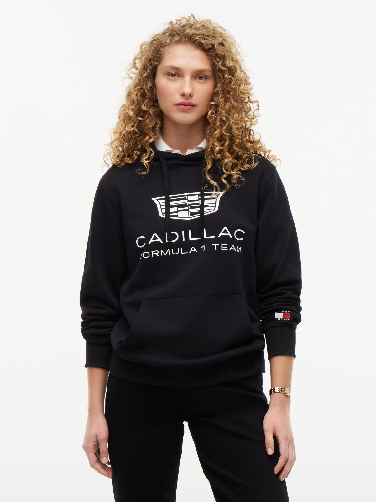 TH x Cadillac Formula 1® Team Shield Logo Hoody — Black