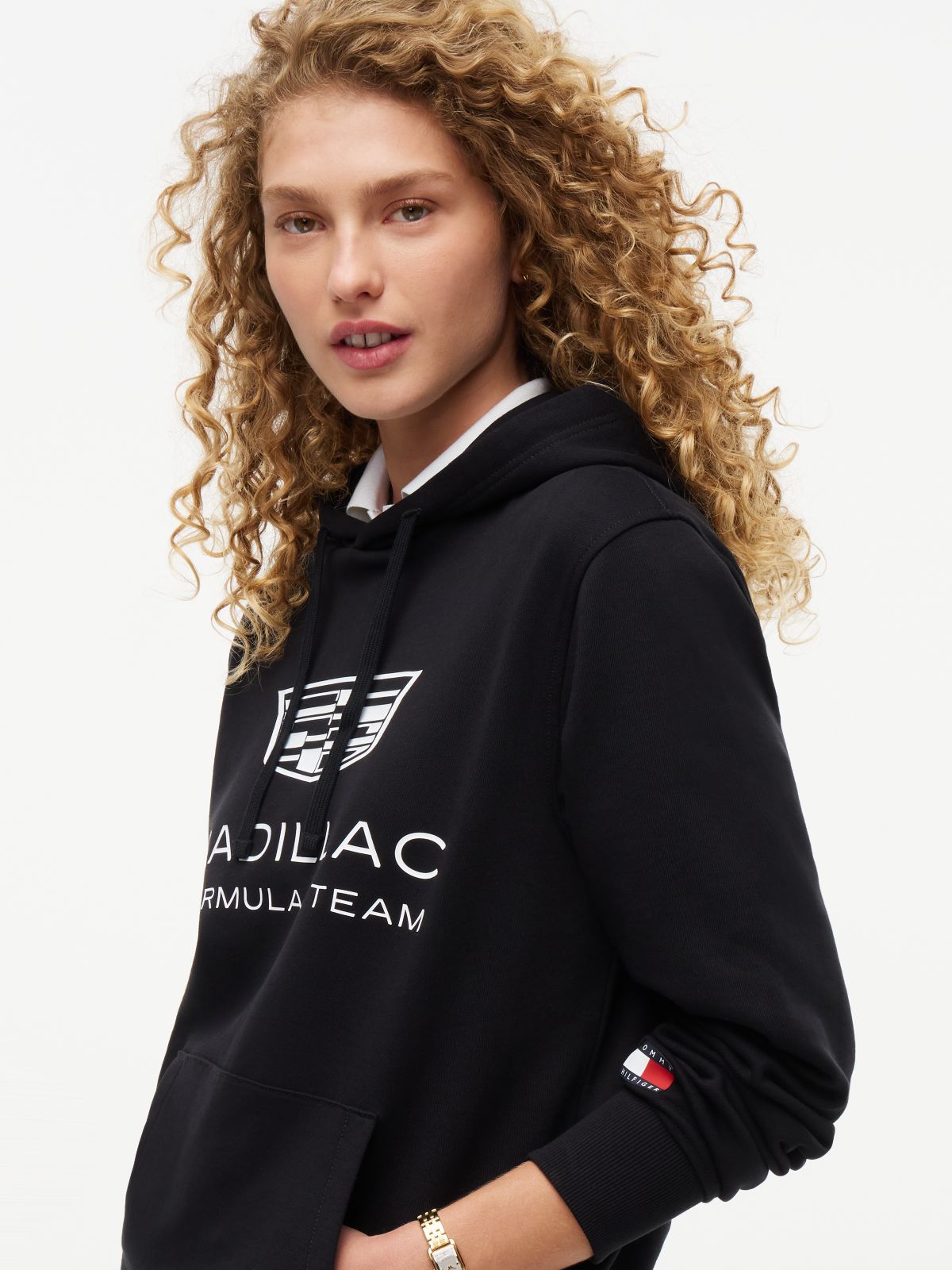 TH x Cadillac Formula 1® Team Shield Logo Hoody — Black