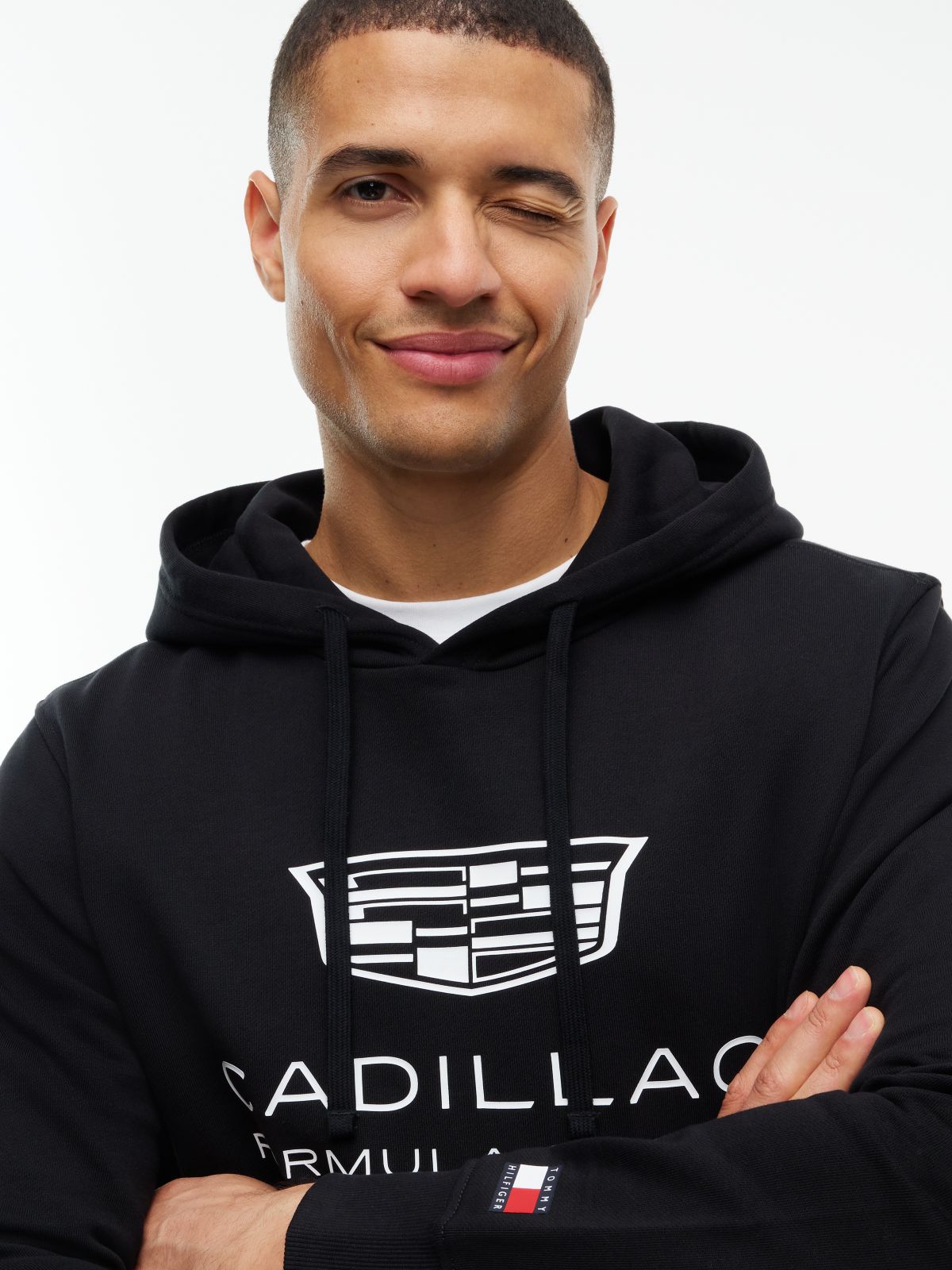 TH x Cadillac Formula 1® Team Shield Logo Hoody — Black