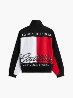 veste th x cadillac formula 1® team à logo noir pour adultes genre inclusif tommy hilfiger