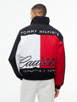 veste th x cadillac formula 1® team à logo noir pour adultes genre inclusif tommy hilfiger